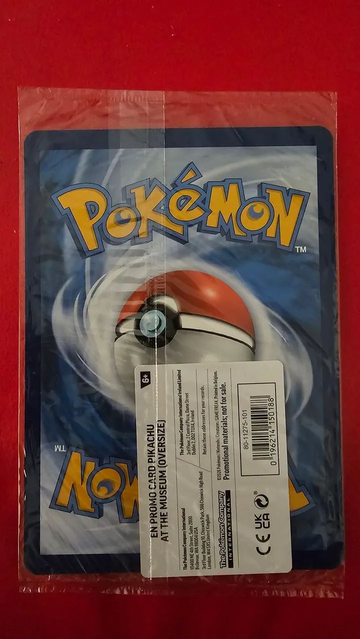 Pikachu at the Museum Oversized Jumbo NHM1/?o - Foto 2