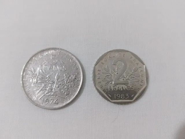 9 Moedas da França de 1960 à 1983. - Foto 5