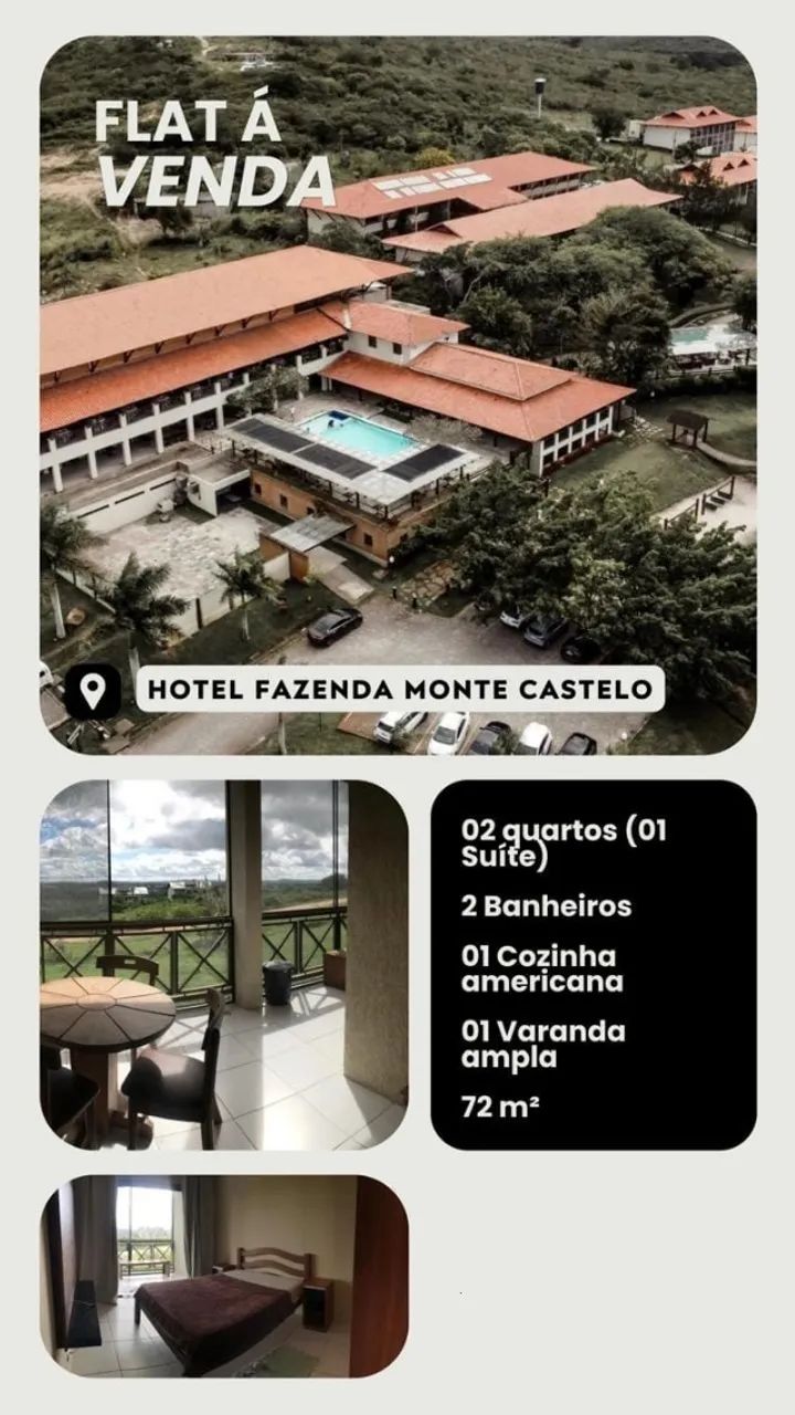 Excelente Flat no Monte Castelo