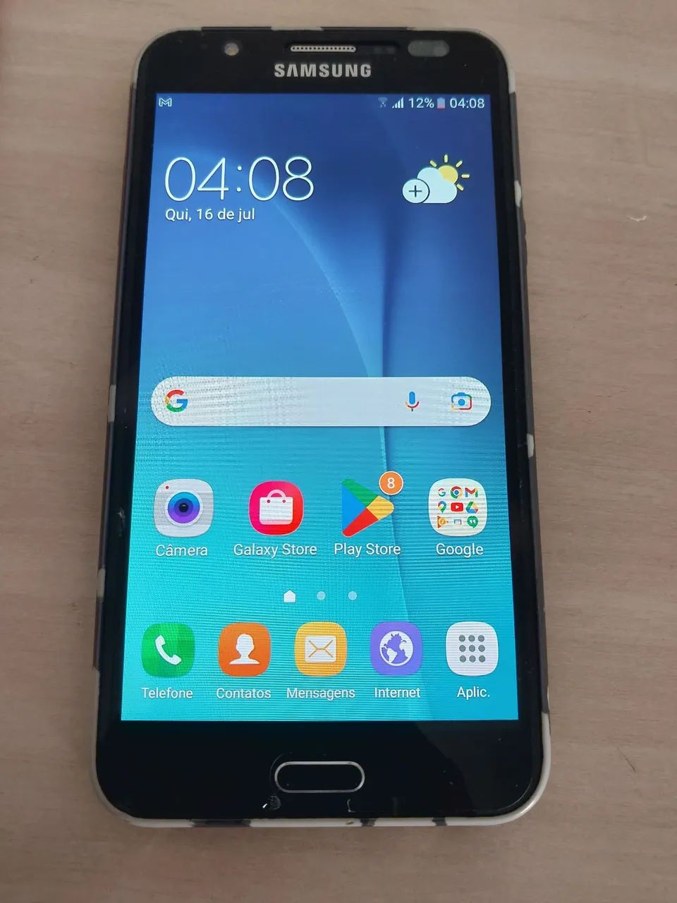 Celular Samsung j7 16gb tela 5,5"