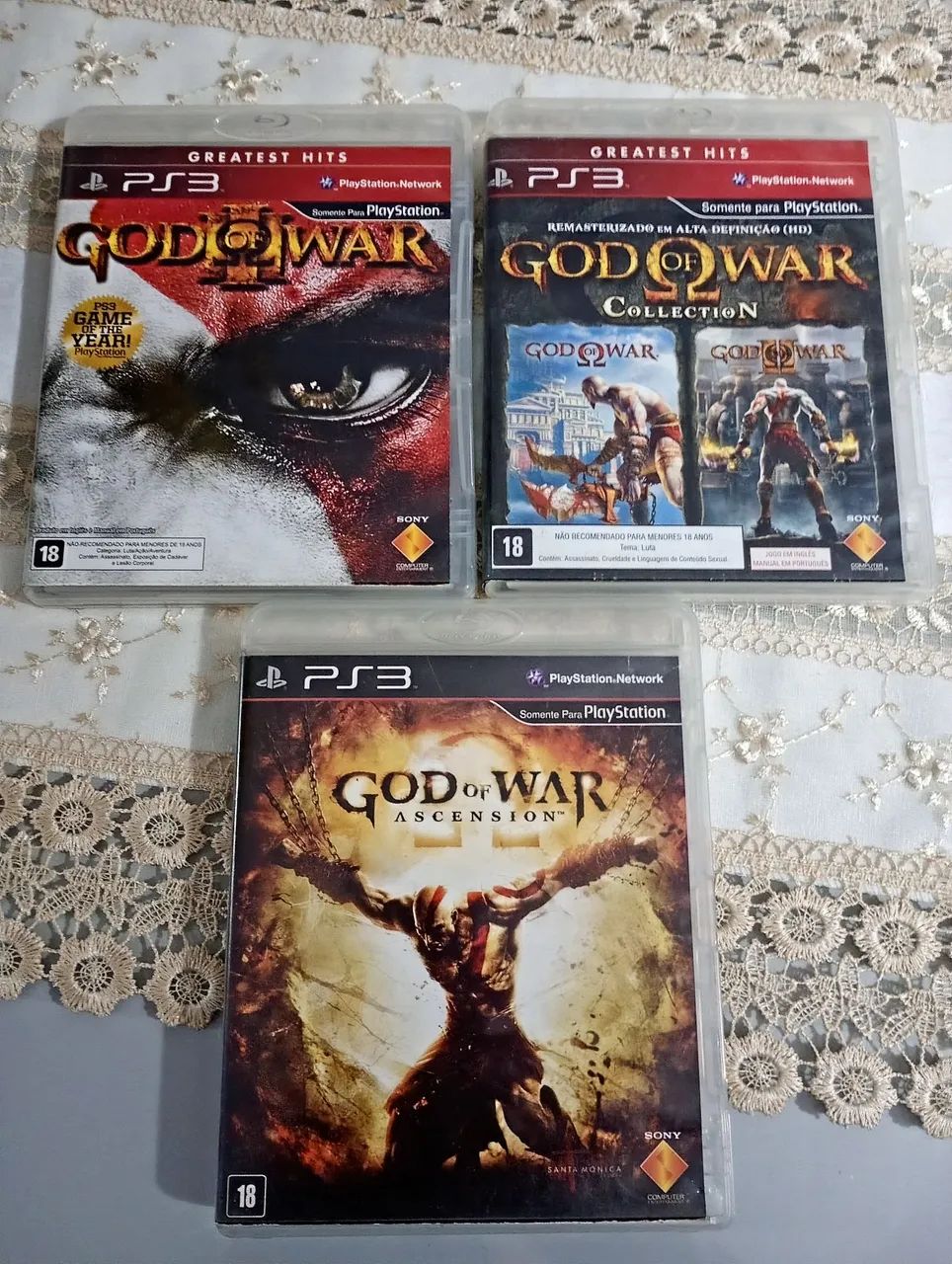 Kit com 3 jogos em ótimo original ps3 - Jogos de Vídeo Game