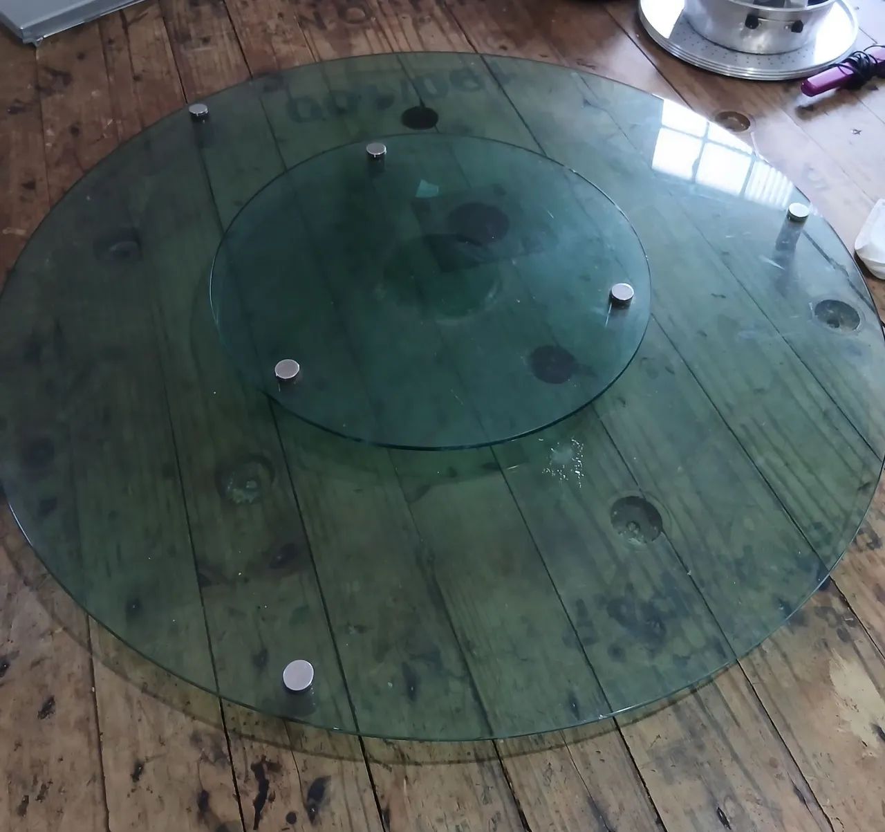 BASE DE MESA - VIDRO TEMPERADO 