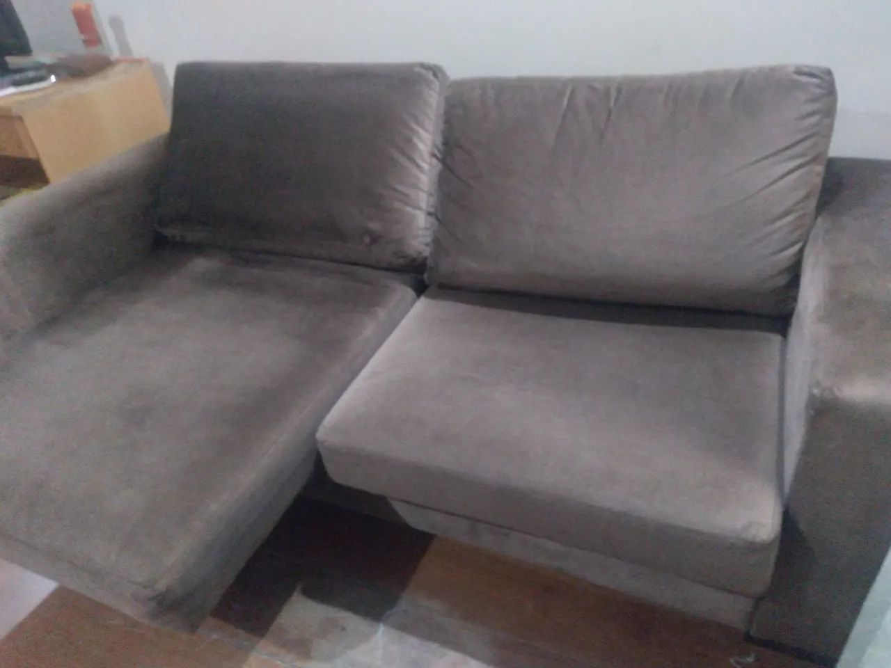 Vendo sofá retrátil, 02 lugares Marrom  - Foto 5