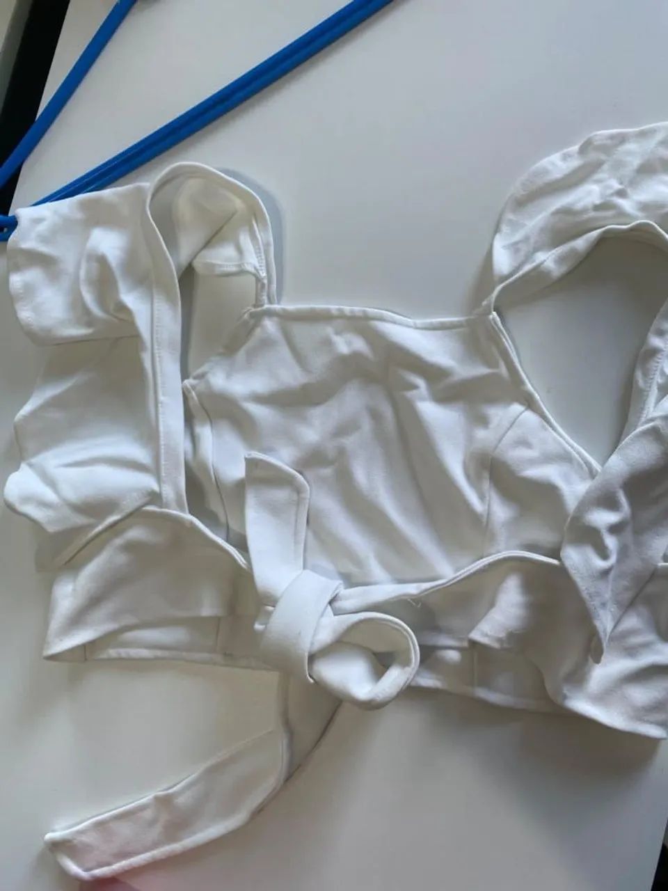 Top amarração branco  - Foto 2