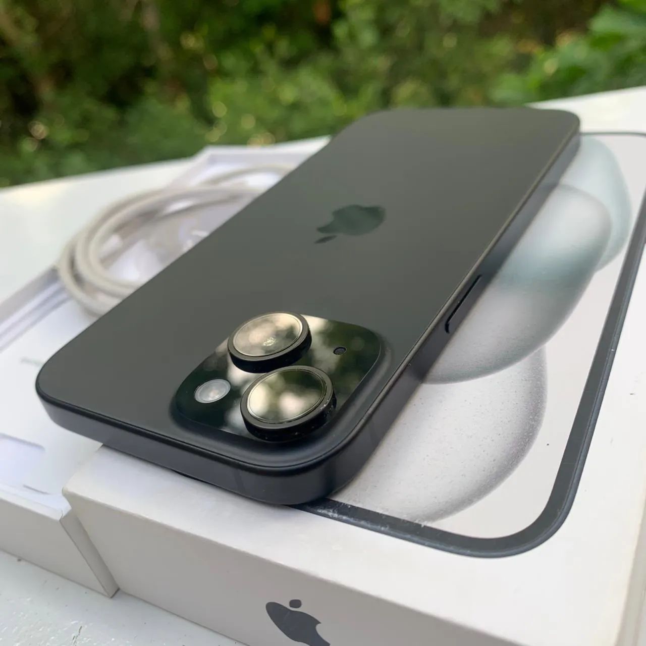 iPhone 15 preto 128gb impecável com nota