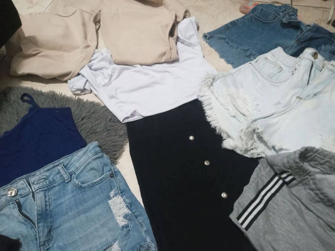 Roupas para bazar calça shorte tamanho 36/38