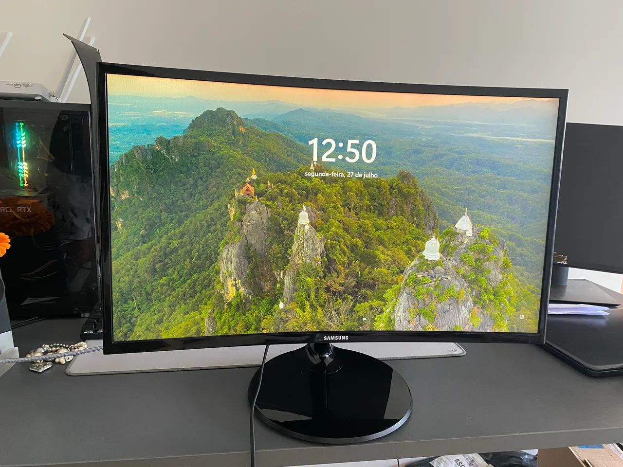 Monitor 27 Curvo Samsung 75hz - Foto 3