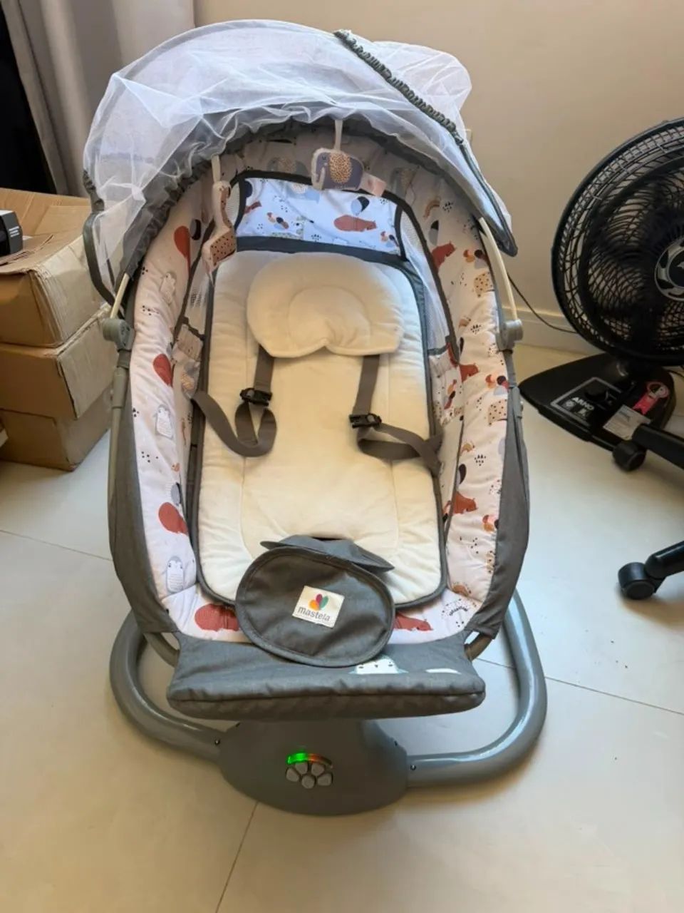 Cadeira de balanço automática para bebê