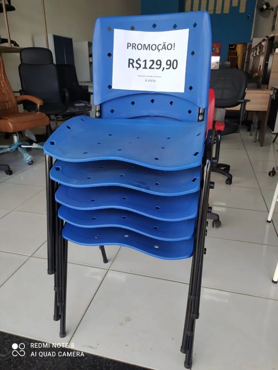 PROMOÇÃO CADEIRA FIXA SEMI NOVA  - Foto 3