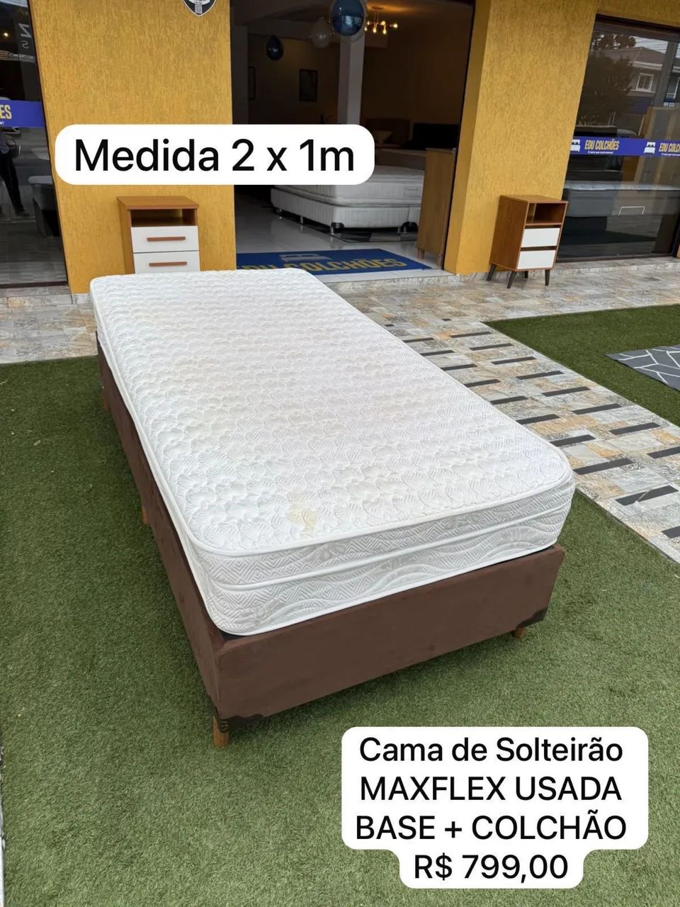 Conjunto Box Solteirão MAXFLEX USADA - ENTREGAMOS 