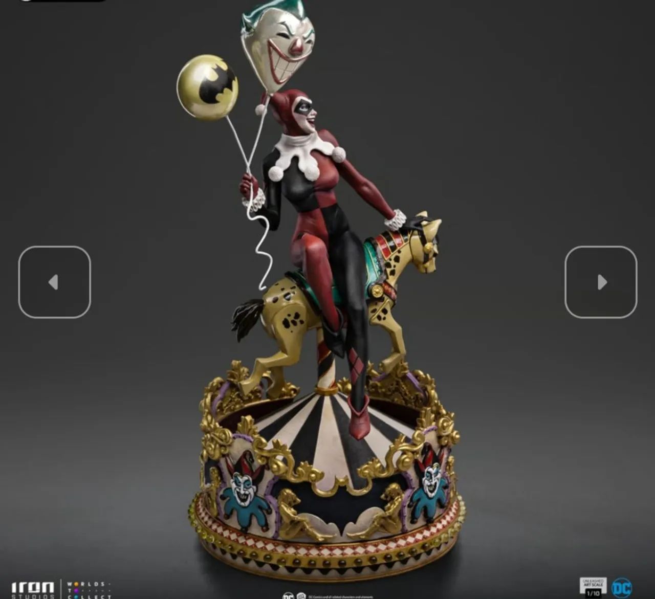Harley Quinn Unleashed Iron Studios Arlequina - Foto 4