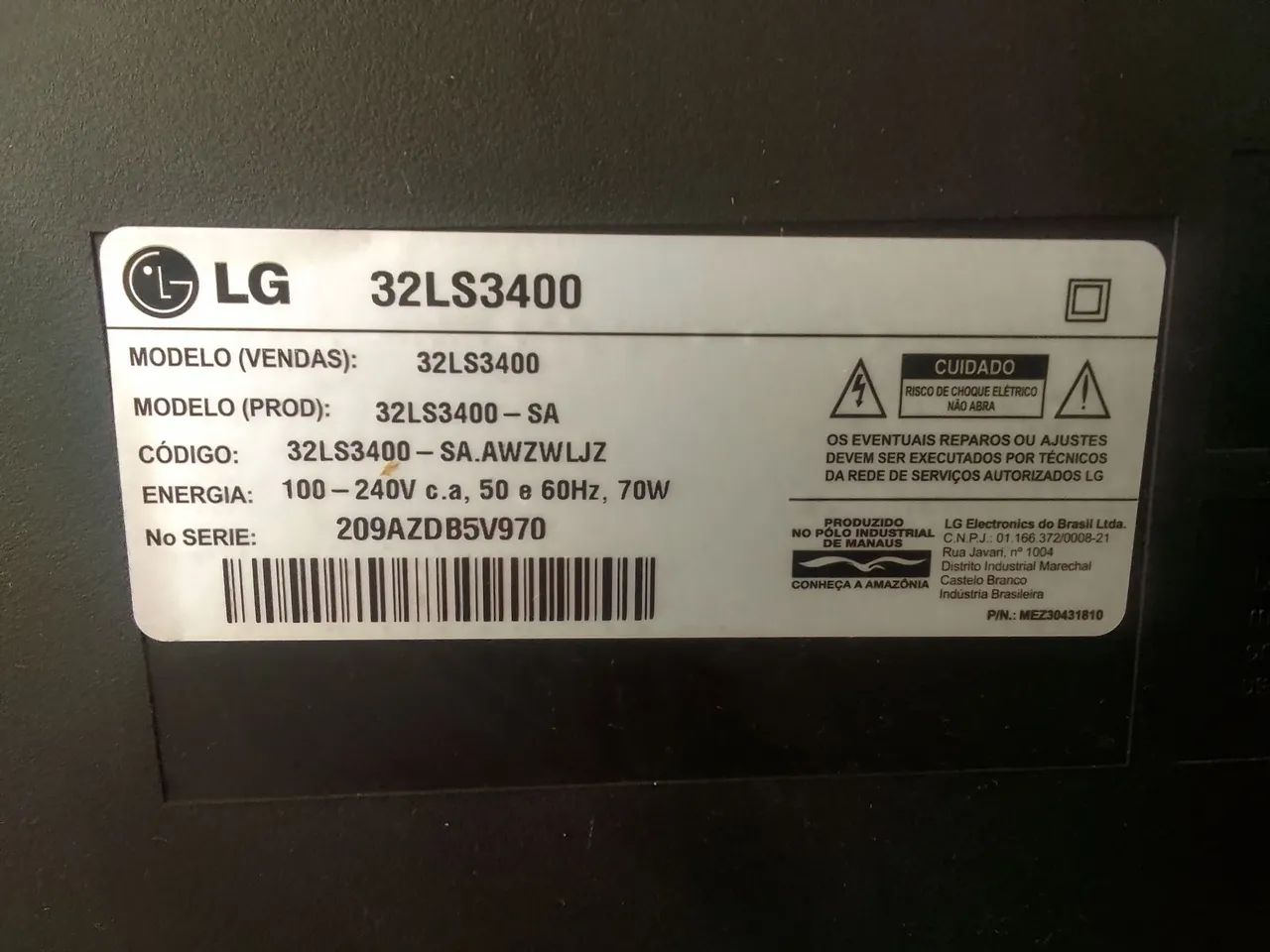 Televisão LG _ 32 polegadas  - Foto 5