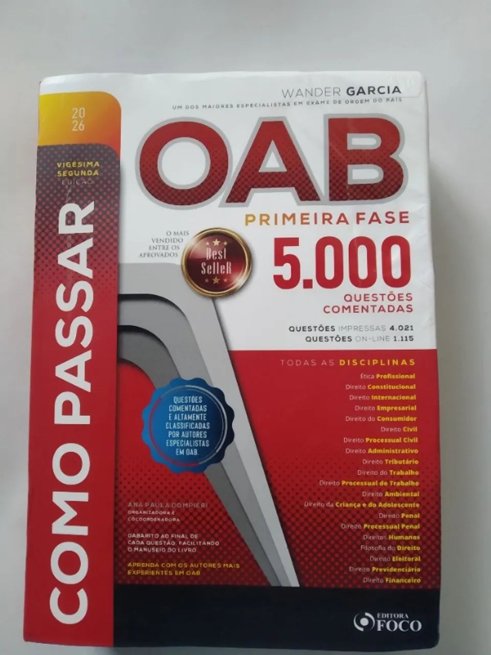 Livro Como passar na OAB 2026