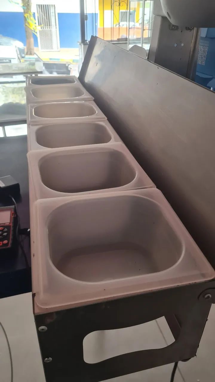 Condimentadora Aço Inox 6 cubas  - Foto 3