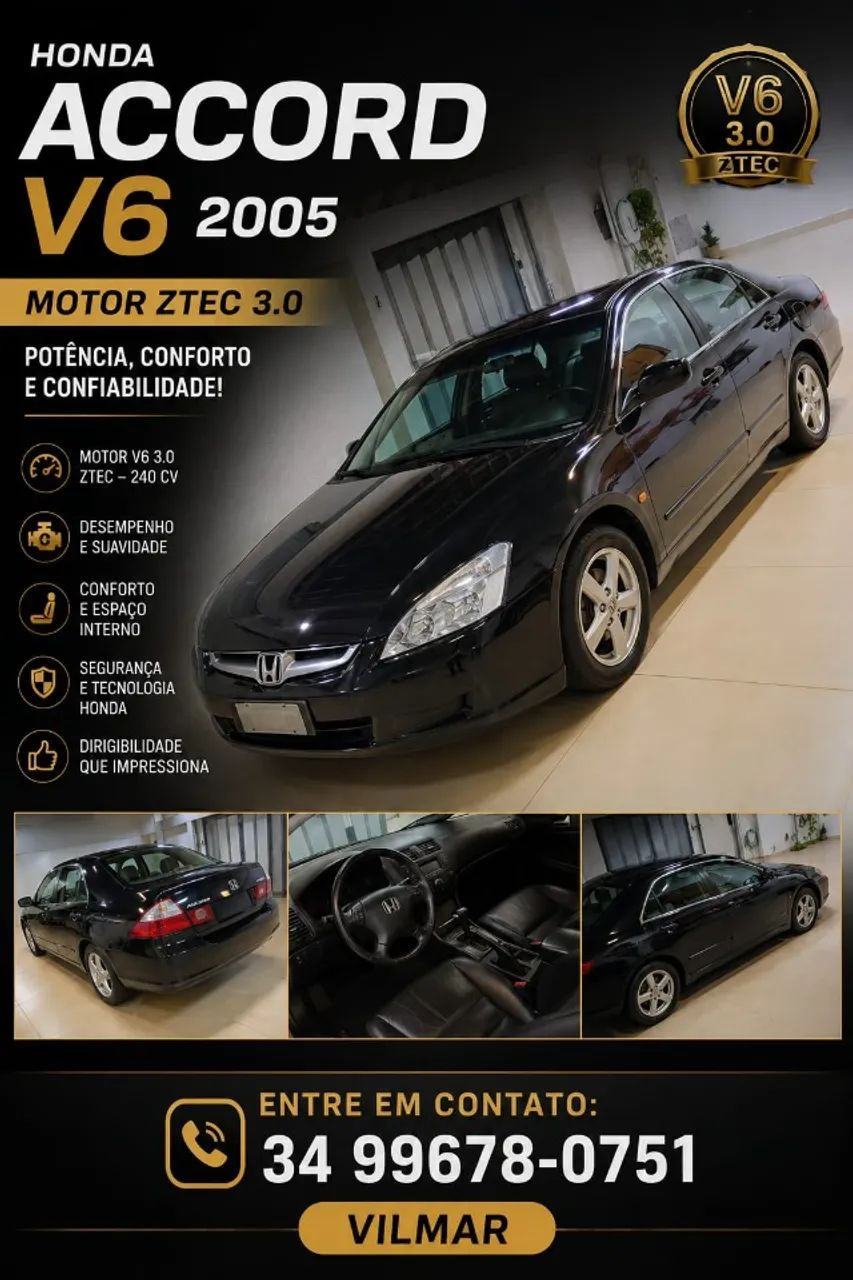 Honda Accord Accord Sedan EX 2.7/3.0 24V 2005