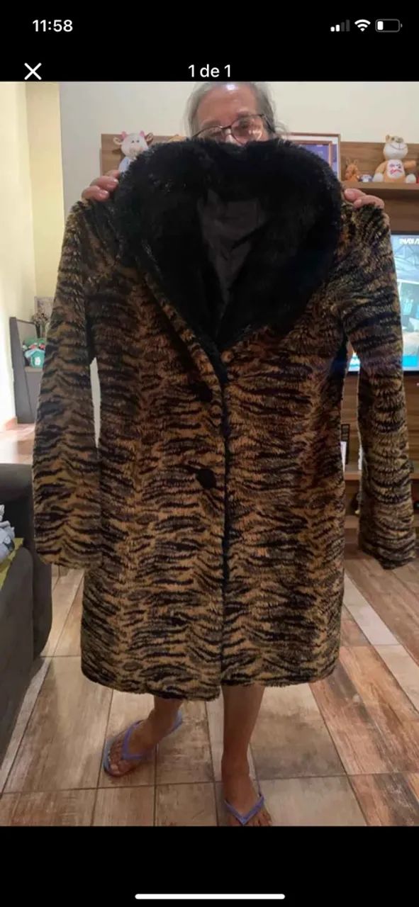 Sobretudo animal print