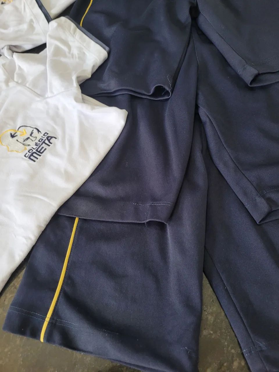 Kit c 2 conj de uniforme Meta Kids 10 anos c: 2camisas +2shorts +MOLETON - Foto 3