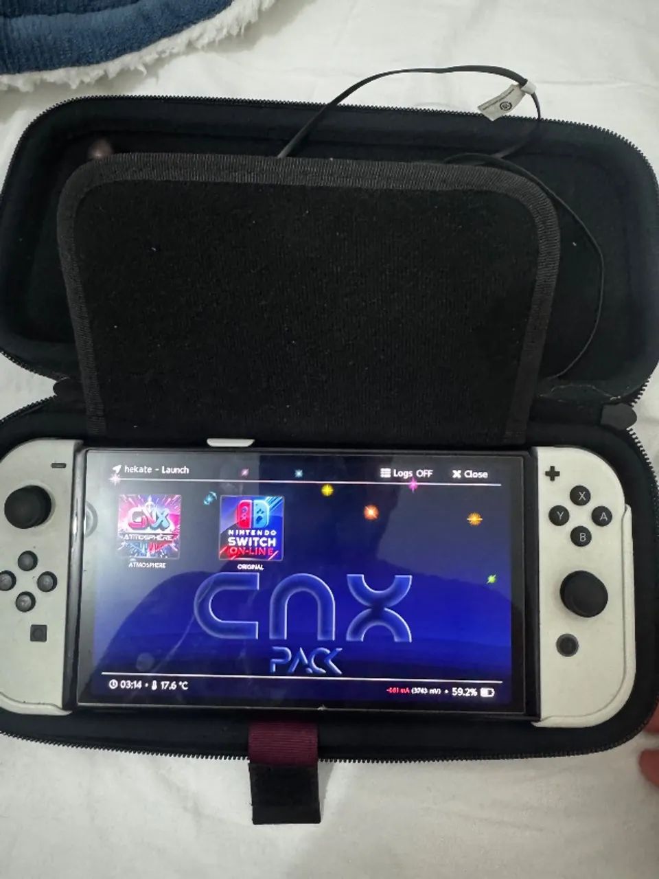 Nintendo switch OLED destravado branco - Foto 3
