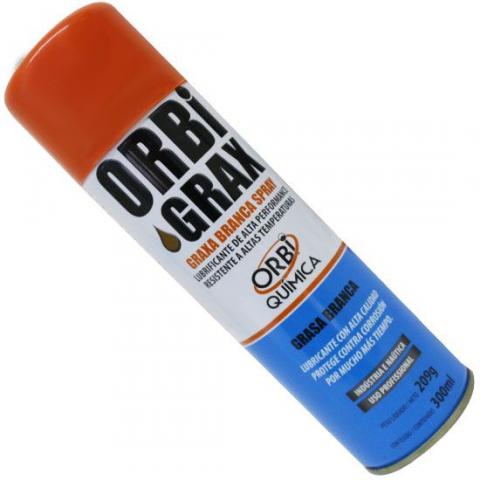 Graxa Branca Spray 300ml/209g - Orbi Química - Foto 3
