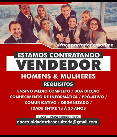 Vaga de vendedor