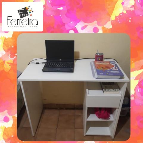 27. Promoção Mesa Escrivaninha 90cm - Entrega Grátis toda Manaus :) - Foto 2