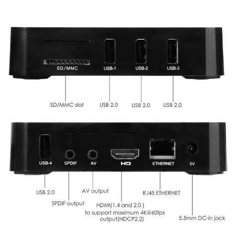 Tv Box Smart Mxq 4k Netflix Youtube Kodi 2gb ram 16gb rom android 7.1 - Foto 6