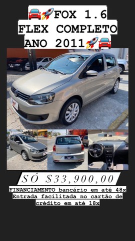 FOX 1.6 FLEX COMPLETO ANO 2011