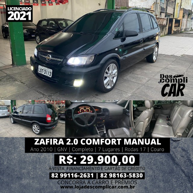 ZAFIRA COMFORT 2.0 GNV 2010  TRIUNFO AUTOMOVEIS 