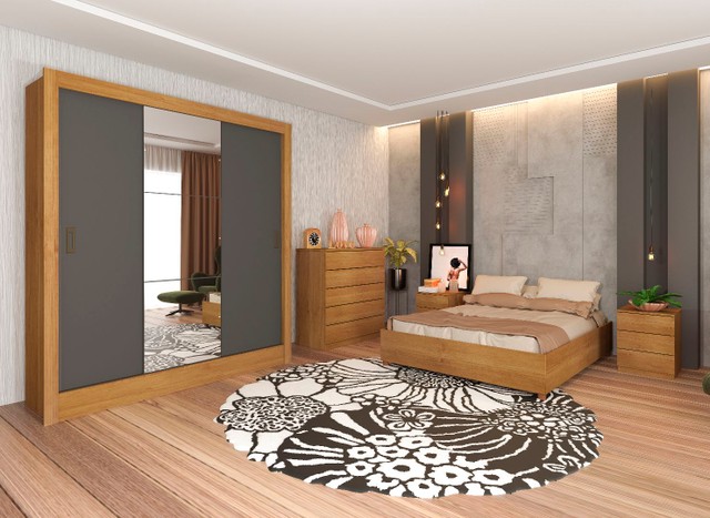 Quarto roupeiro casal com espelho  - Foto 3