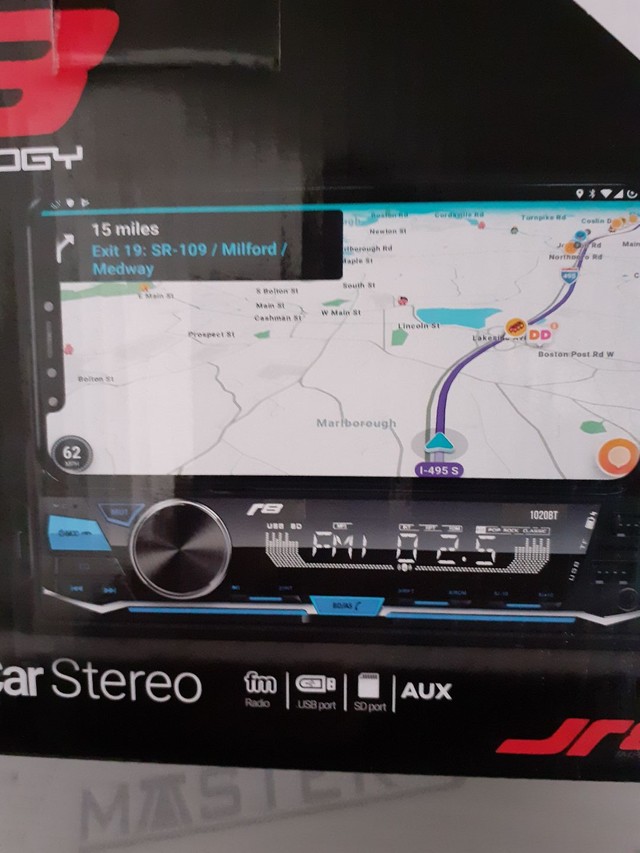 Auto rádio.JR8. C/2usb,sd,bluetooth, controle,sup. p/celular. Garantia. Novo. Inst. - Foto 3