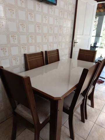 Sala cozinha mesa com 6 cadeiras  - Foto 2
