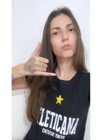 Camisa Baby Look Atleticana P e GG  - Foto 2
