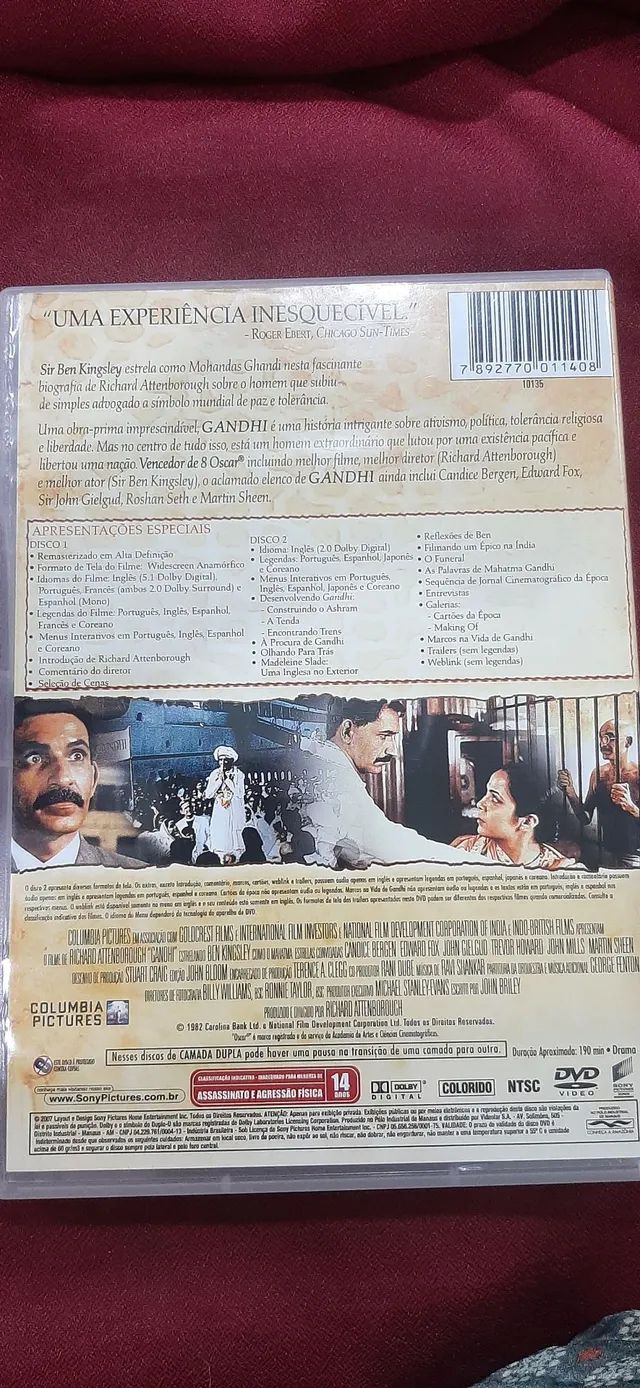 Dvd Gandhi (duplo) - Foto 2