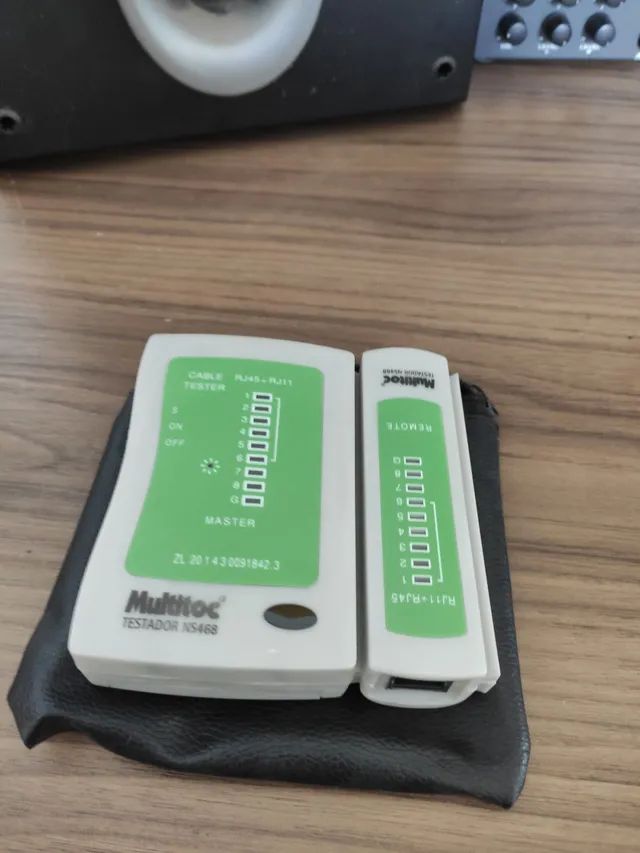 Testado de cabo Rede RJ45 Multitoc Bateria