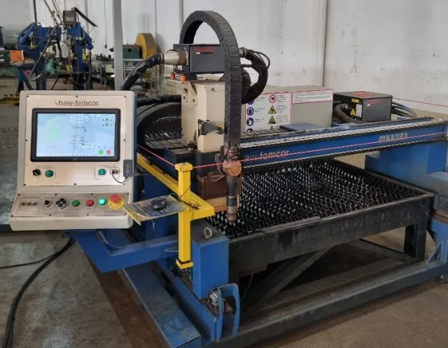 Plasma CNC Hypertherm XPR170 Corte 40mm