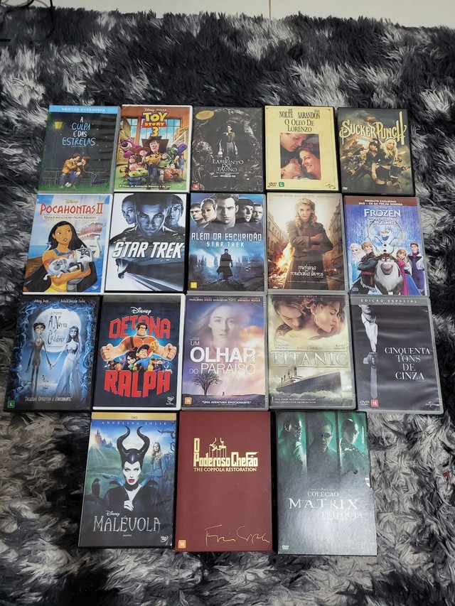 Lote DVDs originais de filmes