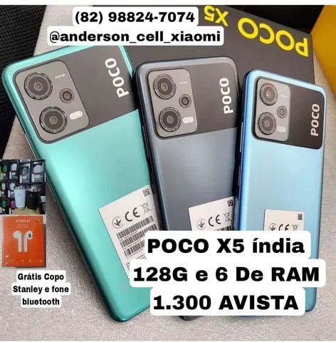 XIAOMI ! POCO X5 PRO índia 256G 1.950 ! POCO X5 índia 256G 1.500 ! POCO X4 GT 256G 2.150