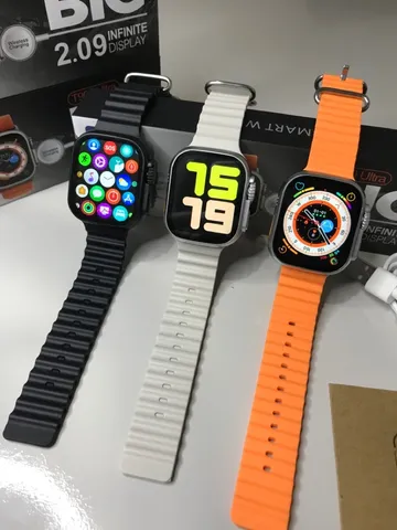 Smartwatch T900 Ultra Big 49 mm Faz e Recebe Ligação,Coloca foto na tela, Notificações