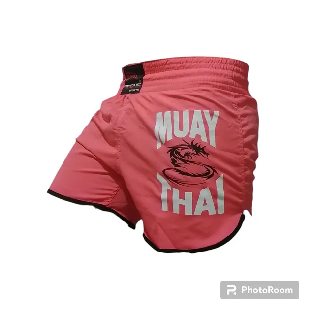 Short Muay Thai Boxe Preto feminino - TA Summer