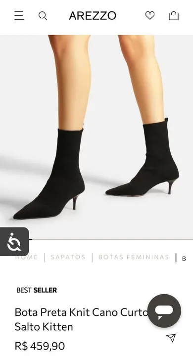 Bota Arezzo.