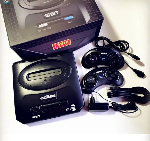 Video Game / Console Mega Drive 2 HD Edition HDMI Com Jogos