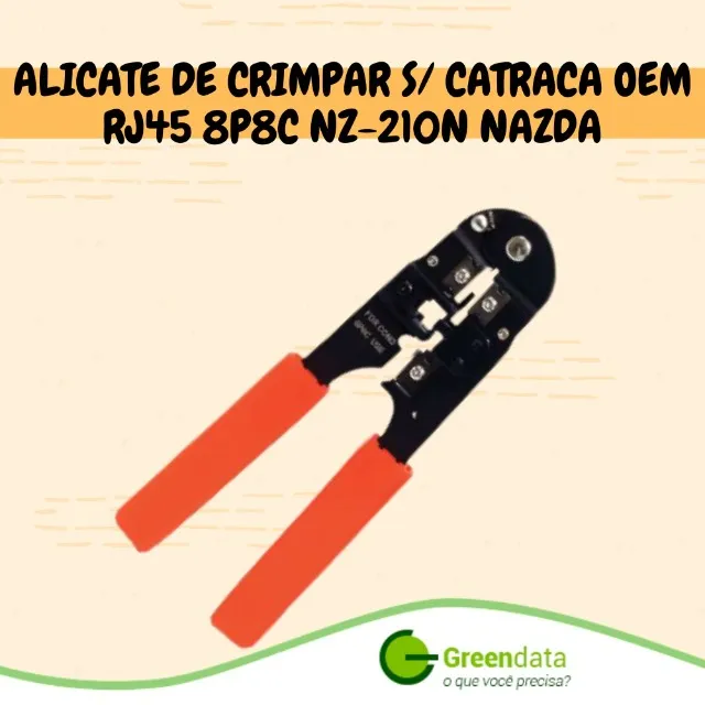 Alicate De Crimpar Nazda sem Catraca