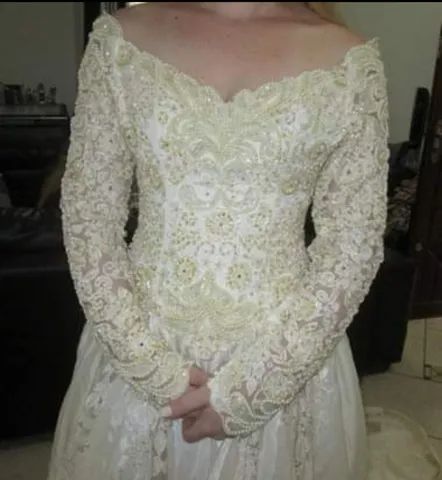 Vestido de noiva cor champanhe  - Foto 2