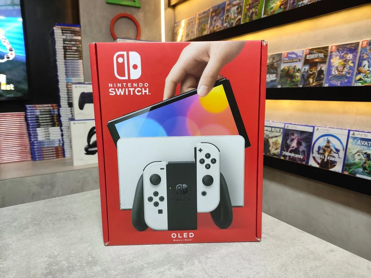 Nintendo Switch OLED - Novo - Lacrado Nacional Loja Física desde 1997 em Curitiba  - Foto 3