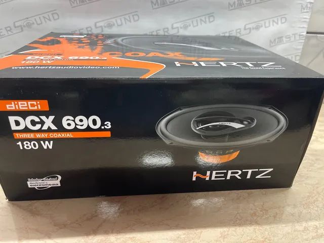 Alto falante 6x9 HERTZ DCX 690.3 180 Watts Italiano novo instalado