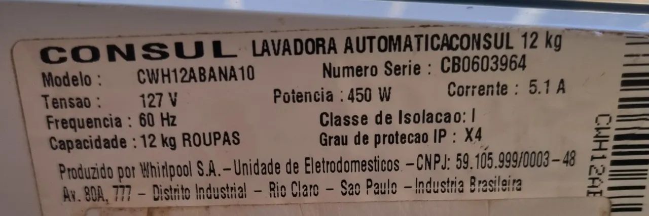 Maquina lavar Consul 12 kg  - Foto 5