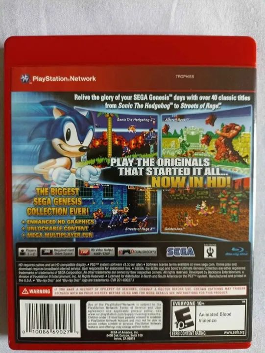 Sonic Collection original em perfeito estado de conservação. - Foto 4