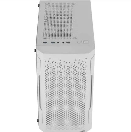 Gabinete Gamer Aerocool Trinity Mini White *Com 1 Fan Sem Led*  - WZetta - Foto 5