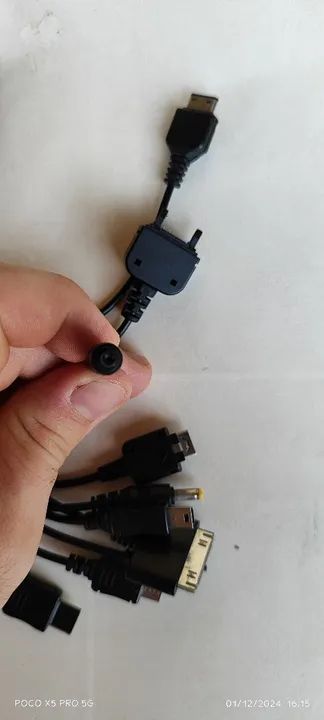 Cabo USB Carregador Universal para Celular - Foto 4