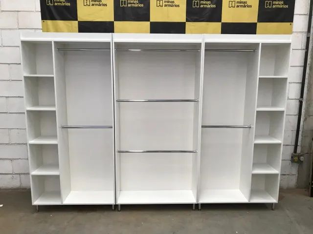 Kit cabideiros com  3 metros  mdf - Direto da fabrica 